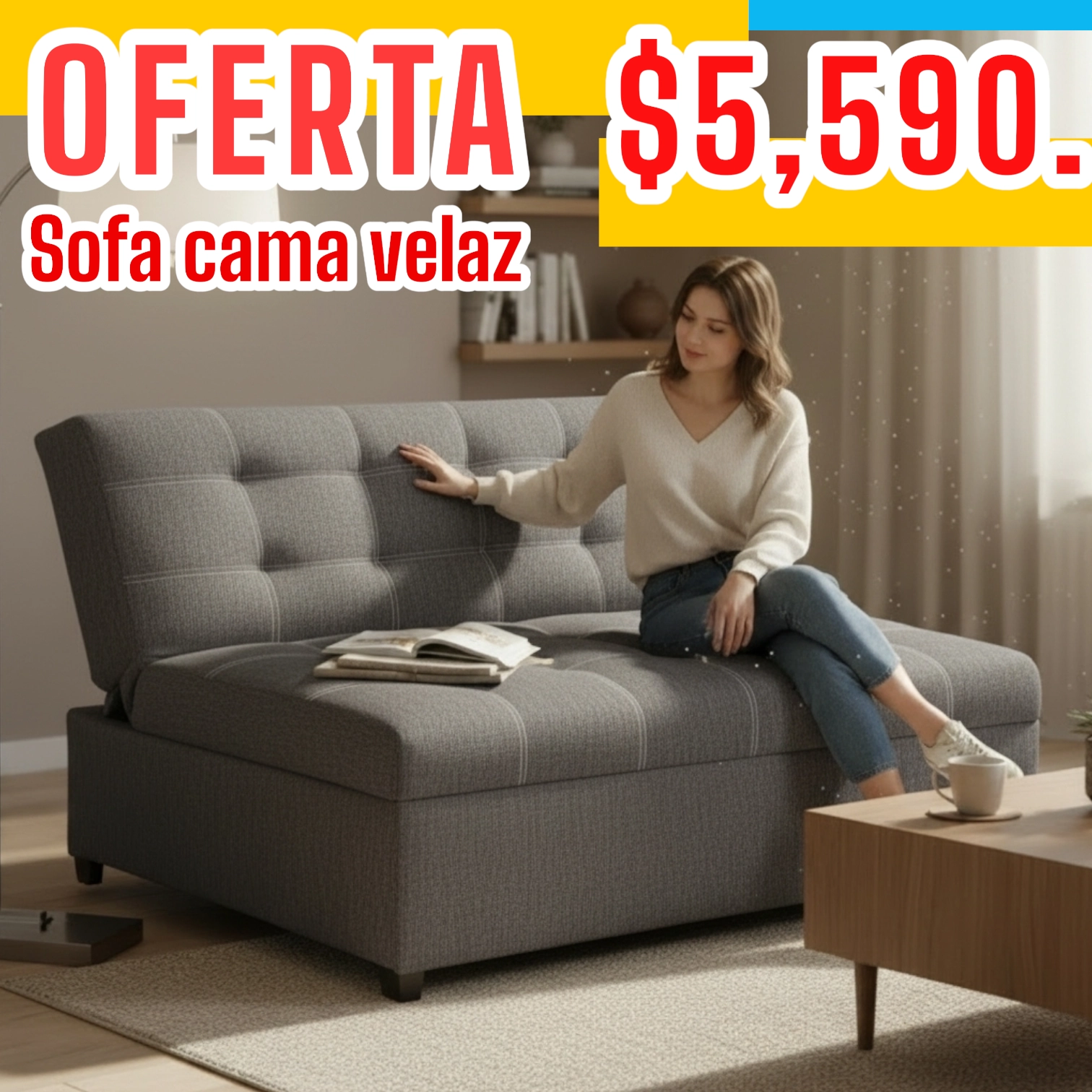 OFERTA.... SOFA CAMA